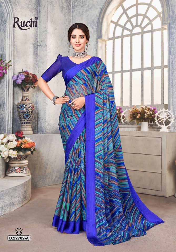 Cherry 33 By Ruchi Colors Daily Wear Sarees Catalog